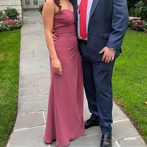 Hayley Paige Bridemaid dress size 4 in berry